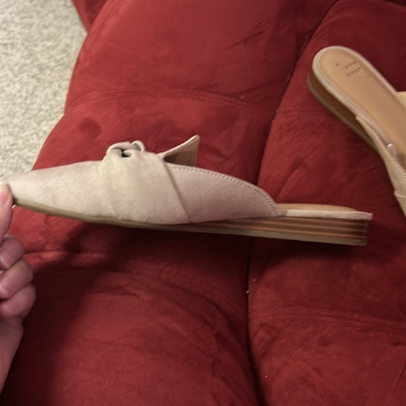 Like new mule slides size 10 faux suede - Picture 2 of 8